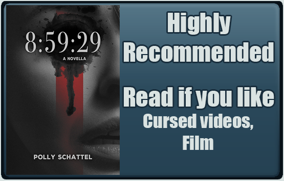 8:59:29 by Polly Schattel. Highly recommended. Read if you like cursed videos, film