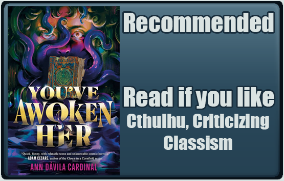 You've Awoken Her by Ann Dávila Cardinal. Recommended. Read if you like Cthulhu, Criticizing Classism